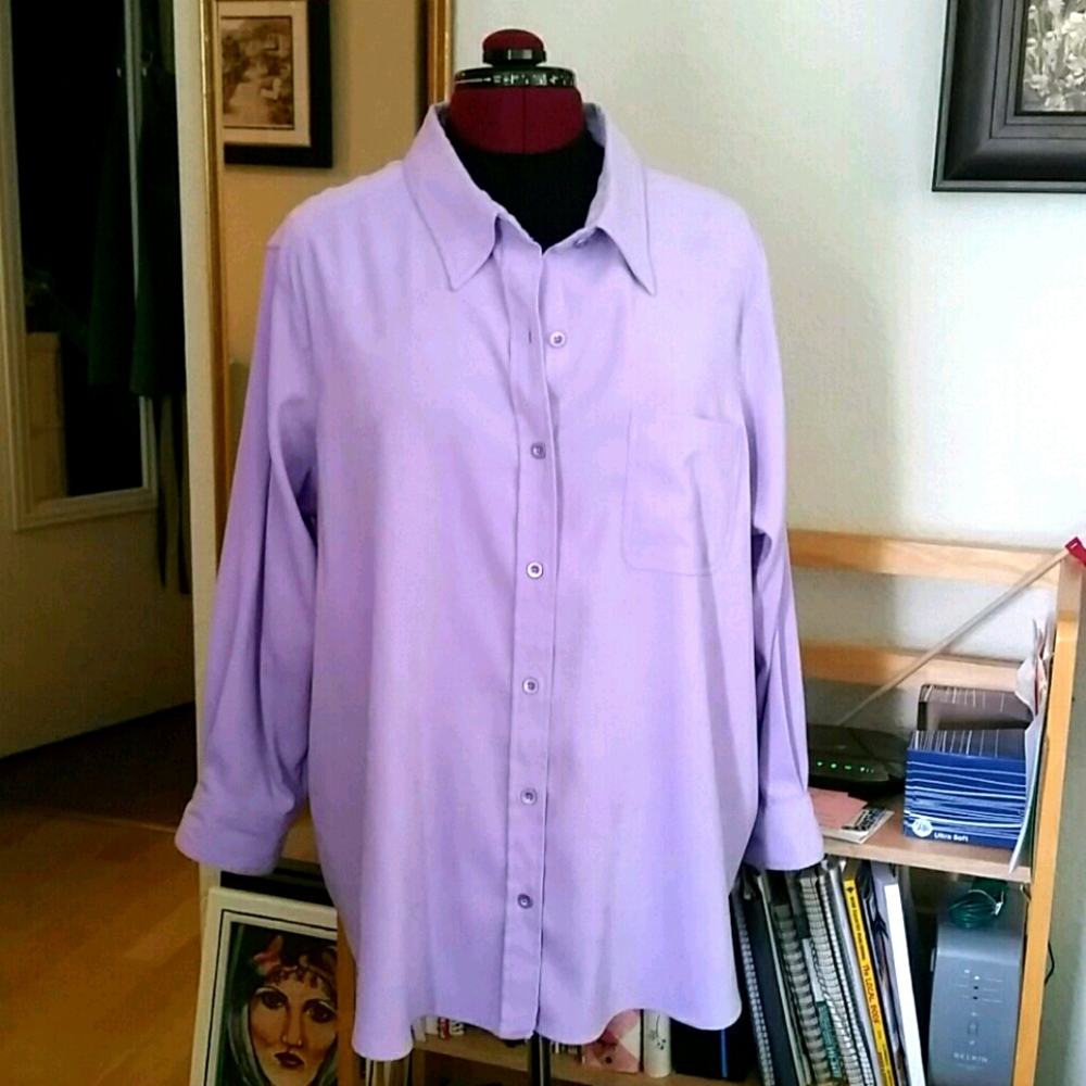 Pretty purple shirt 2X